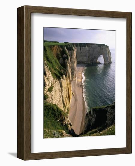 Les Falaises Cliffs-Christophe Boisvieux-Framed Photographic Print