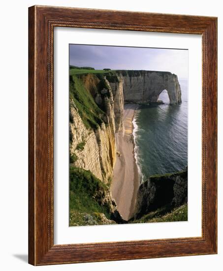 Les Falaises Cliffs-Christophe Boisvieux-Framed Photographic Print