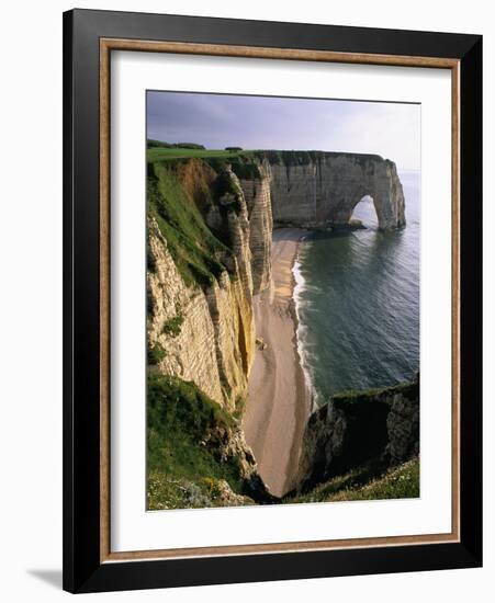 Les Falaises Cliffs-Christophe Boisvieux-Framed Photographic Print