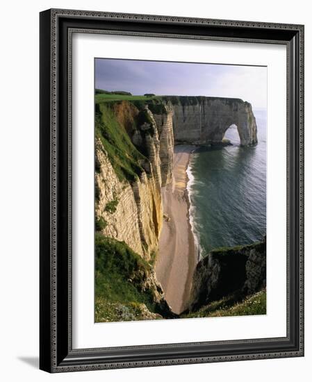 Les Falaises Cliffs-Christophe Boisvieux-Framed Photographic Print