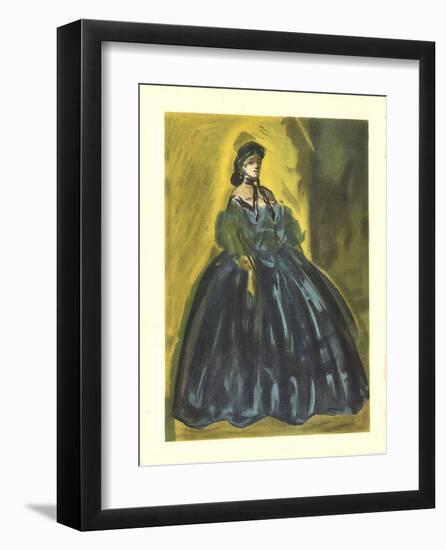 Les Femmes dans l'atelier-Lena Leclercq-Framed Collectable Print