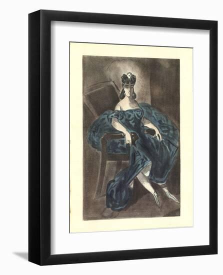 Les Femmes dans l'atelier-Lena Leclercq-Framed Collectable Print