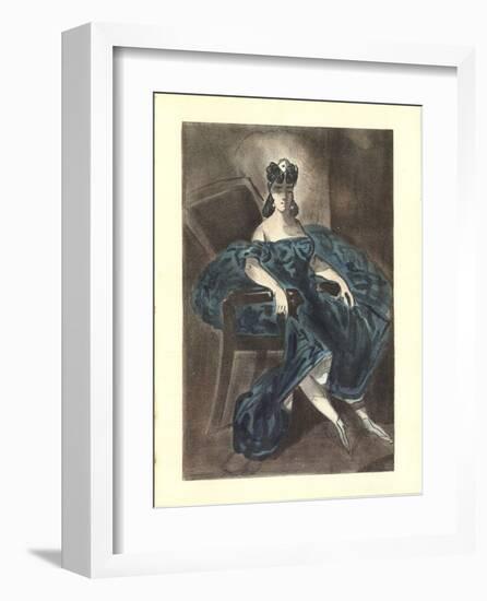 Les Femmes dans l'atelier-Lena Leclercq-Framed Collectable Print