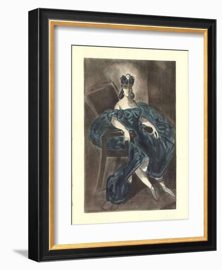 Les Femmes dans l'atelier-Lena Leclercq-Framed Collectable Print