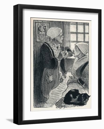 Les Femmes De France from Chansons De Femmes, 1897-Theophile Alexandre Steinlen-Framed Giclee Print