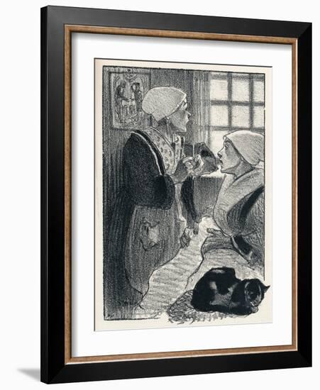 Les Femmes De France from Chansons De Femmes, 1897-Theophile Alexandre Steinlen-Framed Giclee Print