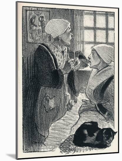 Les Femmes De France from Chansons De Femmes, 1897-Theophile Alexandre Steinlen-Mounted Giclee Print