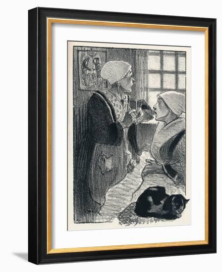 Les Femmes De France from Chansons De Femmes, 1897-Theophile Alexandre Steinlen-Framed Giclee Print