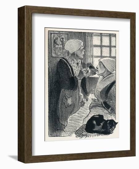 Les Femmes De France from Chansons De Femmes, 1897-Theophile Alexandre Steinlen-Framed Giclee Print