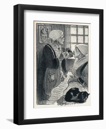 Les Femmes De France from Chansons De Femmes, 1897-Theophile Alexandre Steinlen-Framed Giclee Print