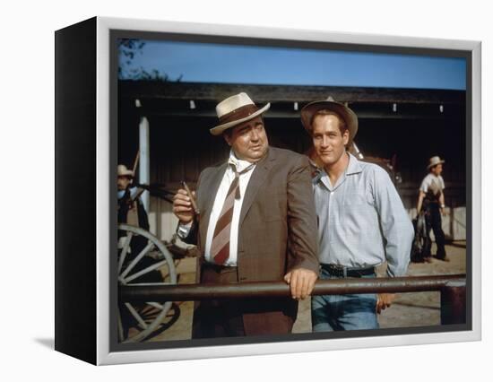 Les Feux by l'ete (The Long hot summer) by Martin Ritt with Orson Welles and Paul Newman, 1958 \r (-null-Framed Stretched Canvas