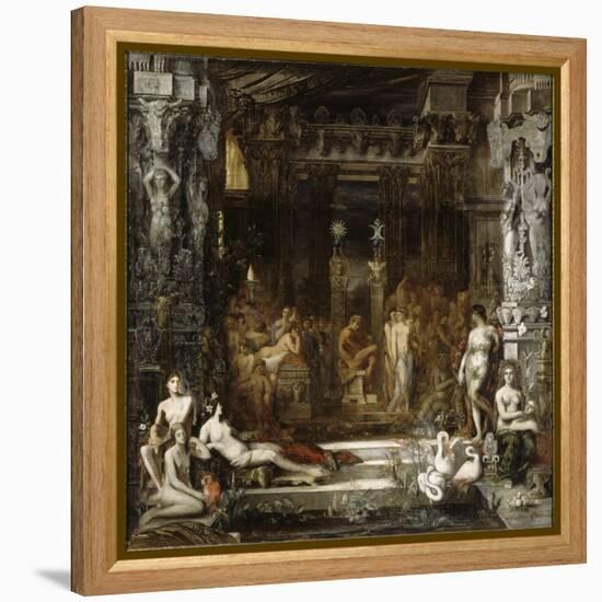 Les Filles de Thespius-Gustave Moreau-Framed Premier Image Canvas