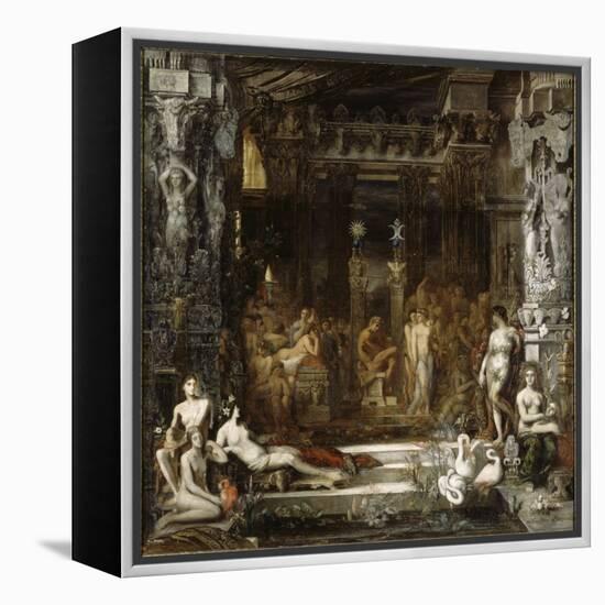 Les Filles de Thespius-Gustave Moreau-Framed Premier Image Canvas