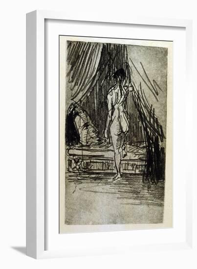Les Fleurs Du Mal (Illustration)-Odilon Redon-Framed Giclee Print