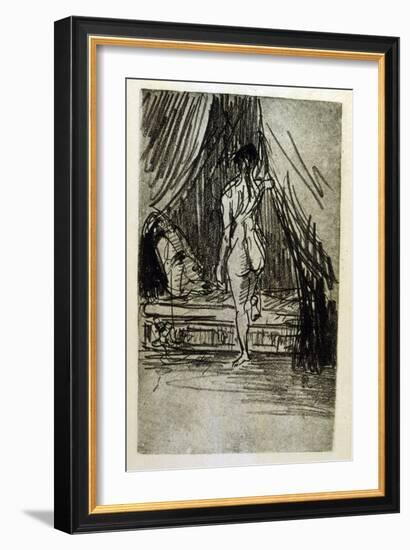 Les Fleurs Du Mal (Illustration)-Odilon Redon-Framed Giclee Print