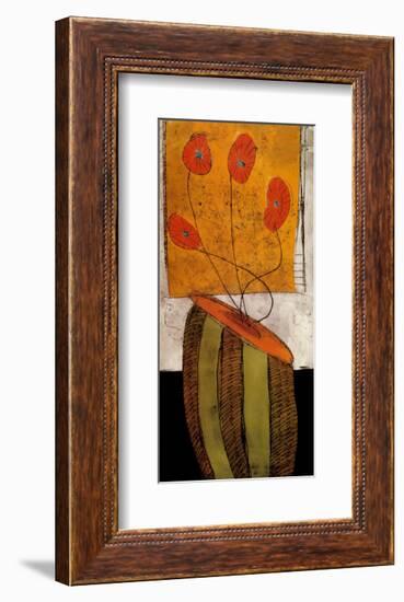 Les Fleurs Ephemeral I-Mark Cabral-Framed Art Print