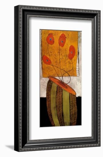 Les Fleurs Ephemeral I-Mark Cabral-Framed Art Print