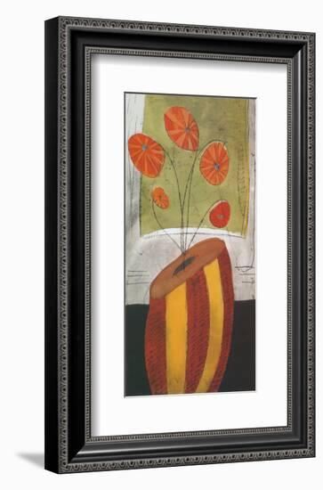 Les Fleurs Ephemeral II-Mark Cabral-Framed Art Print