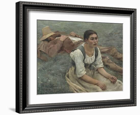 Les foins-Jules Bastien-Lepage-Framed Giclee Print