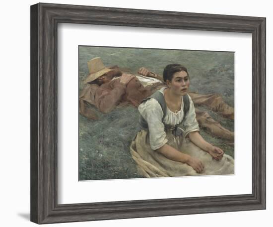 Les foins-Jules Bastien-Lepage-Framed Giclee Print