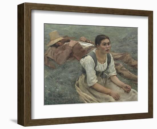 Les foins-Jules Bastien-Lepage-Framed Giclee Print