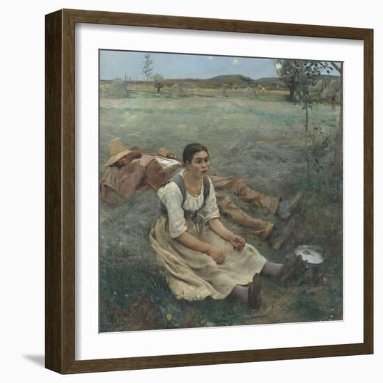 Les foins-Jules Bastien-Lepage-Framed Giclee Print