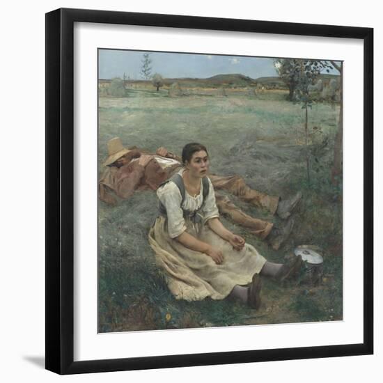 Les foins-Jules Bastien-Lepage-Framed Giclee Print