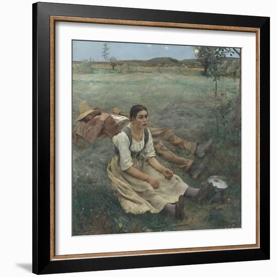 Les foins-Jules Bastien-Lepage-Framed Giclee Print