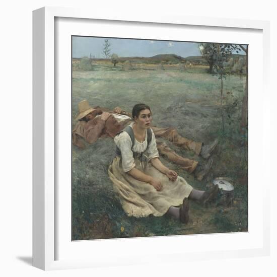 Les foins-Jules Bastien-Lepage-Framed Giclee Print