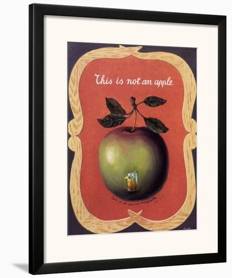 Les Forces de l'Habitude, c.1960-Rene Magritte-Framed Art Print
