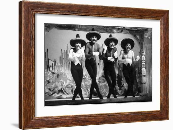 Les Freres Jacques Dans Le Film La Rose Rouge De Marcellopagliero 1951-null-Framed Photo