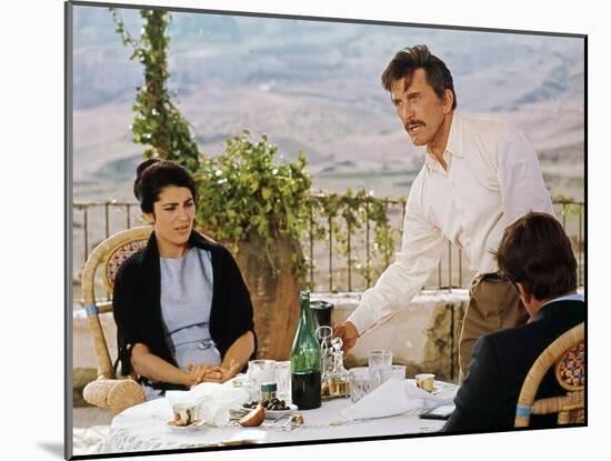 Les Freres Siciliens THE BROTHERHOOD by Martin Ritt with Irene Papas, Kirk Douglas and Alex Cord, 1-null-Mounted Photo