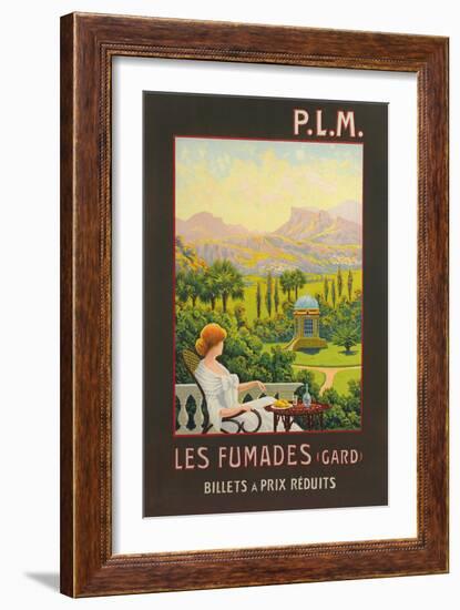 Les Fumades, Garden Folly-null-Framed Giclee Print