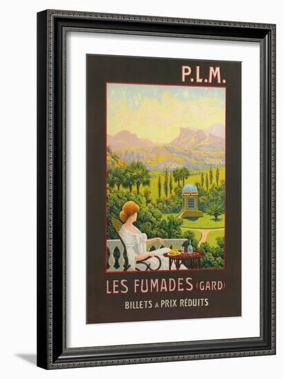 Les Fumades, Garden Folly-null-Framed Giclee Print