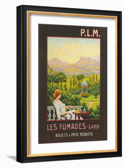 Les Fumades, Garden Folly-null-Framed Giclee Print