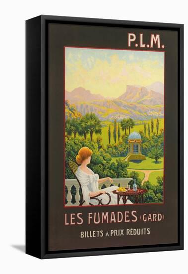 Les Fumades, Garden Folly-null-Framed Premier Image Canvas