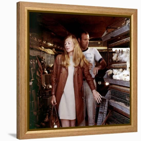 Les Gens by la pluie THE RAIN PEOPLE by Francis Ford Coppola with James Caan and Shirley Knight, 19-null-Framed Stretched Canvas