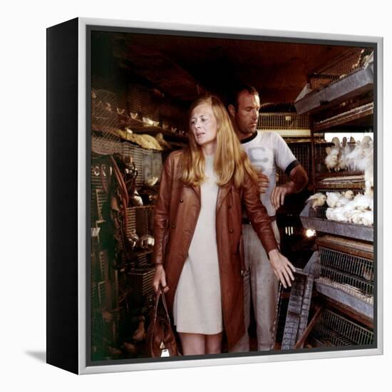 Les Gens by la pluie THE RAIN PEOPLE by Francis Ford Coppola with James Caan and Shirley Knight, 19-null-Framed Stretched Canvas