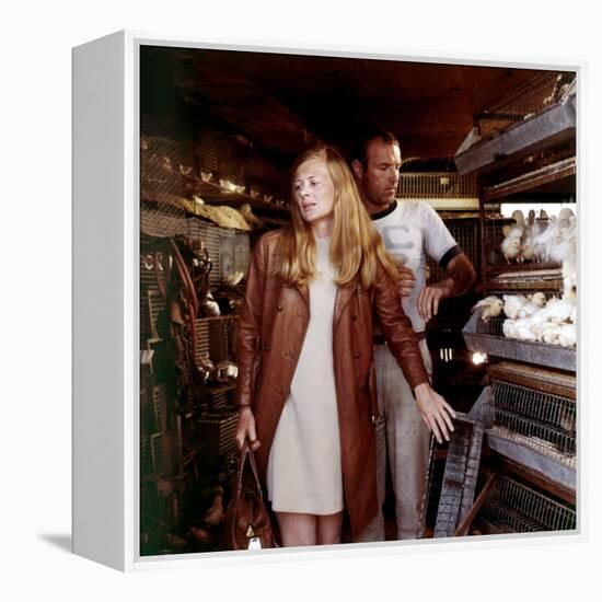 Les Gens by la pluie THE RAIN PEOPLE by Francis Ford Coppola with James Caan and Shirley Knight, 19-null-Framed Stretched Canvas