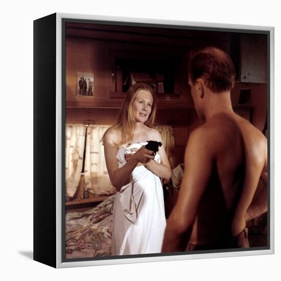 Les Gens by la pluie THE RAIN PEOPLE by Francis Ford Coppola with Shirley Knight and Robert Duvall,-null-Framed Stretched Canvas