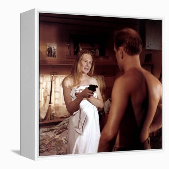 Les Gens by la pluie THE RAIN PEOPLE by Francis Ford Coppola with Shirley Knight and Robert Duvall,-null-Framed Stretched Canvas