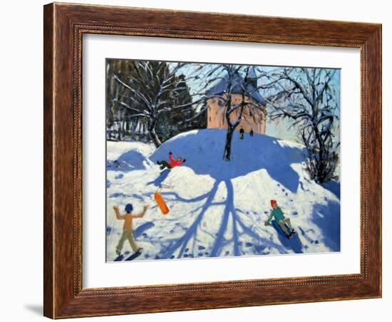 Les Gets-Andrew Macara-Framed Giclee Print