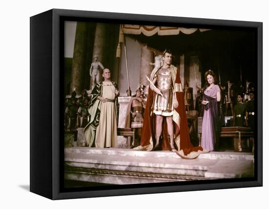 Les Gladiateurs (Demetrius and the Gladiators) by DelmerDaves with Jay Robinson and Susan Hayward,-null-Framed Stretched Canvas