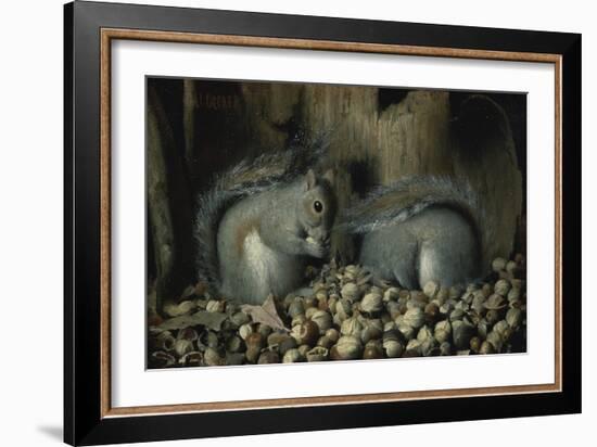 Les Gloutons-Joseph Decker-Framed Giclee Print