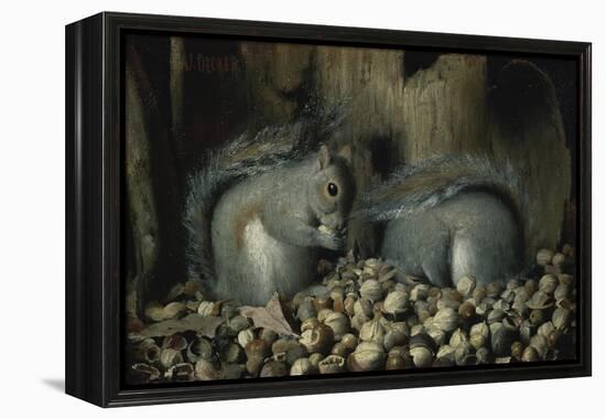 Les Gloutons-Joseph Decker-Framed Premier Image Canvas