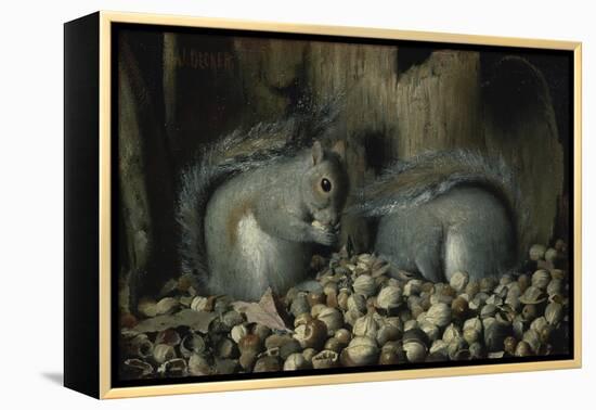 Les Gloutons-Joseph Decker-Framed Premier Image Canvas