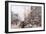 Les Halles and St. Eustache-Eugene Galien-Laloue-Framed Giclee Print