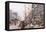 Les Halles and St. Eustache-Eugene Galien-Laloue-Framed Premier Image Canvas