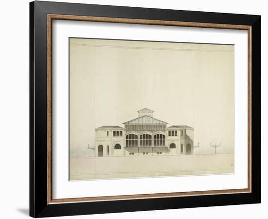 Les Halles, Paris-Victor Baltard-Framed Giclee Print