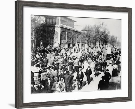 Les Halles, Paris-null-Framed Giclee Print